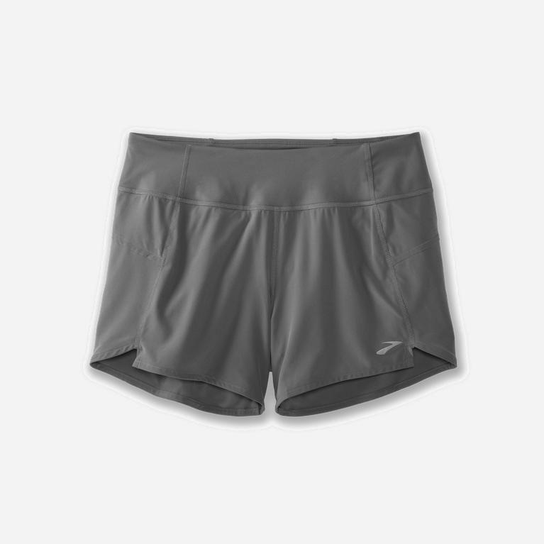 Brooks Chaser 5 Hardloopshorts voor Dames Grijs (SFQHP-0918)